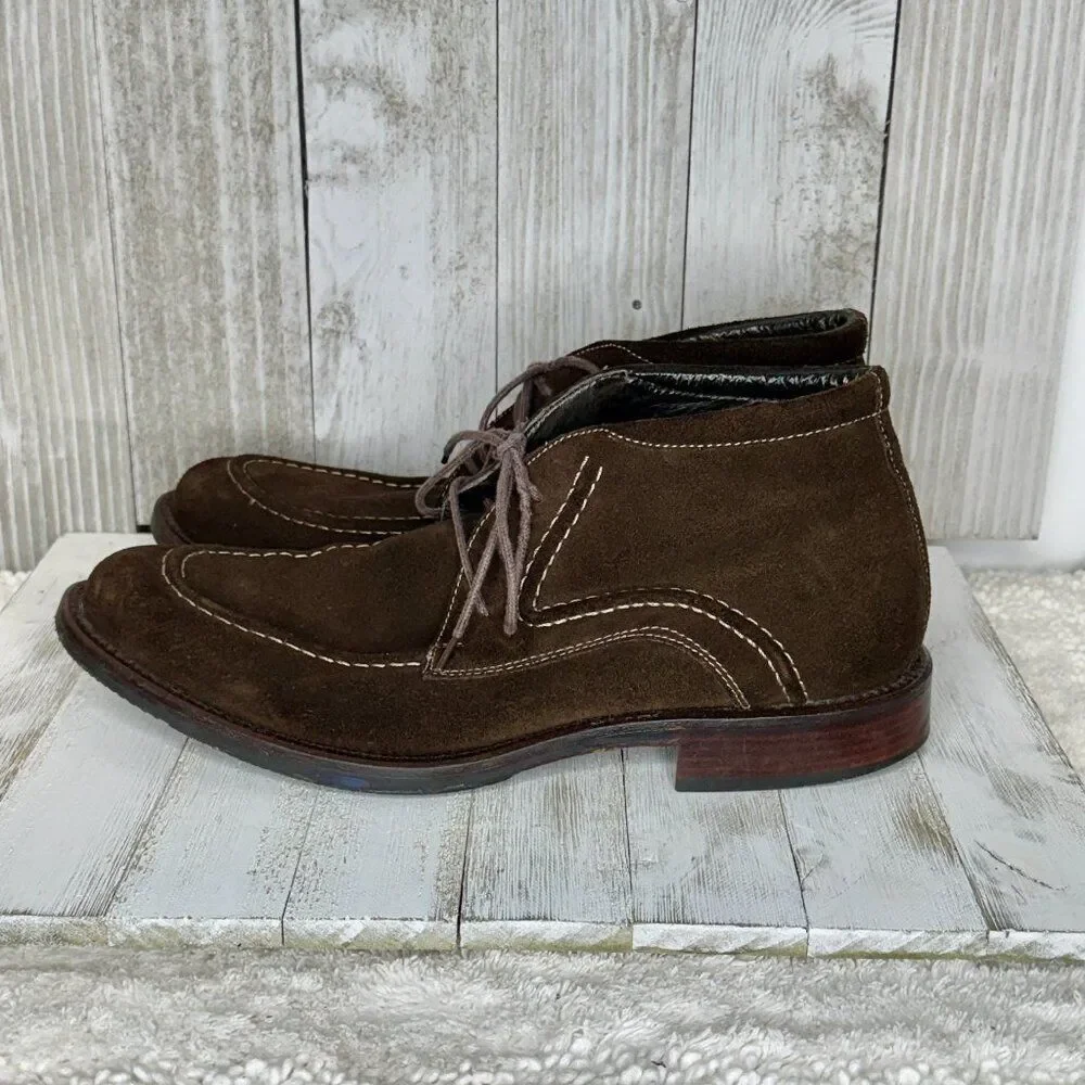 Bostonian Brown Suede Chukka Ankle Boots Size Men's 10 M